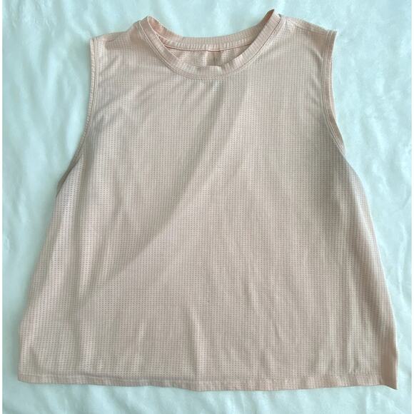 Womens Outdoor Voices ThinkFast Mesh Cropped Muscle Tank Size L - Picture 2 of 6